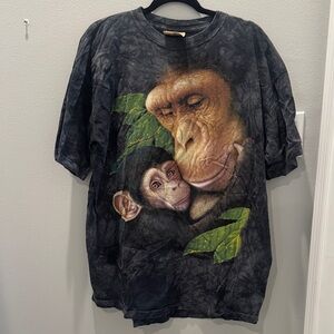 Vintage The Mountain Black and Brown Chimpanzee Tee